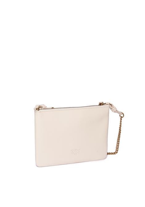 white/gold Classic Flat Love bag PINKO | 100455-A0F1FLAT-Z14Q